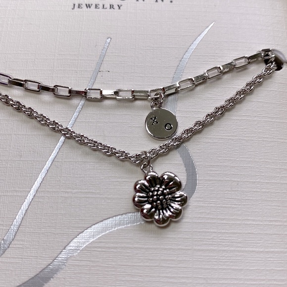 NIB RAE DUNN adjustable sterling silver anklet 😍 Box included ❤️ - Picture 4 of 5